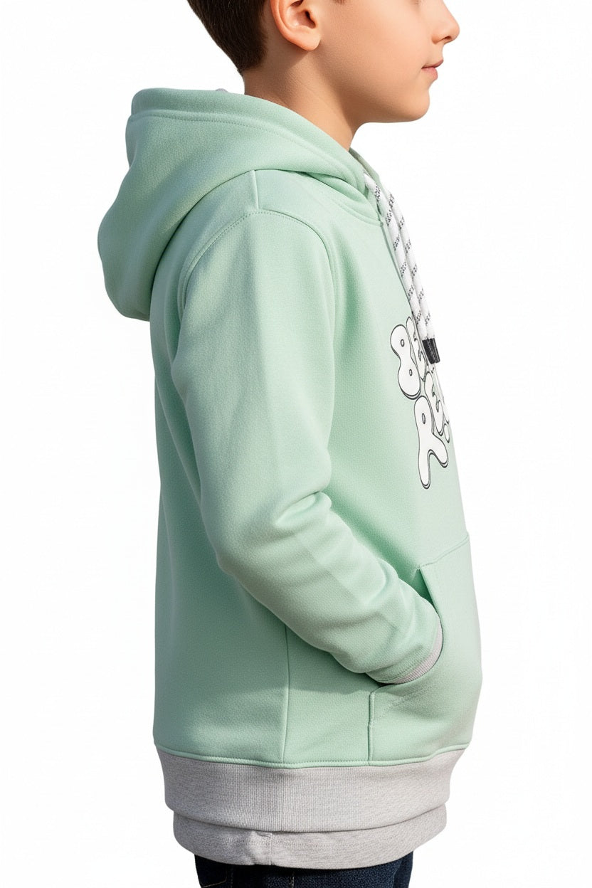 Boys Printed Hooded Sweatshirt