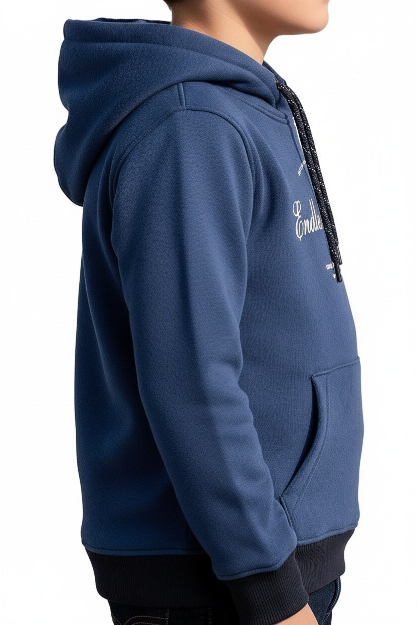 Boys Printed Hooded Sweatshirt