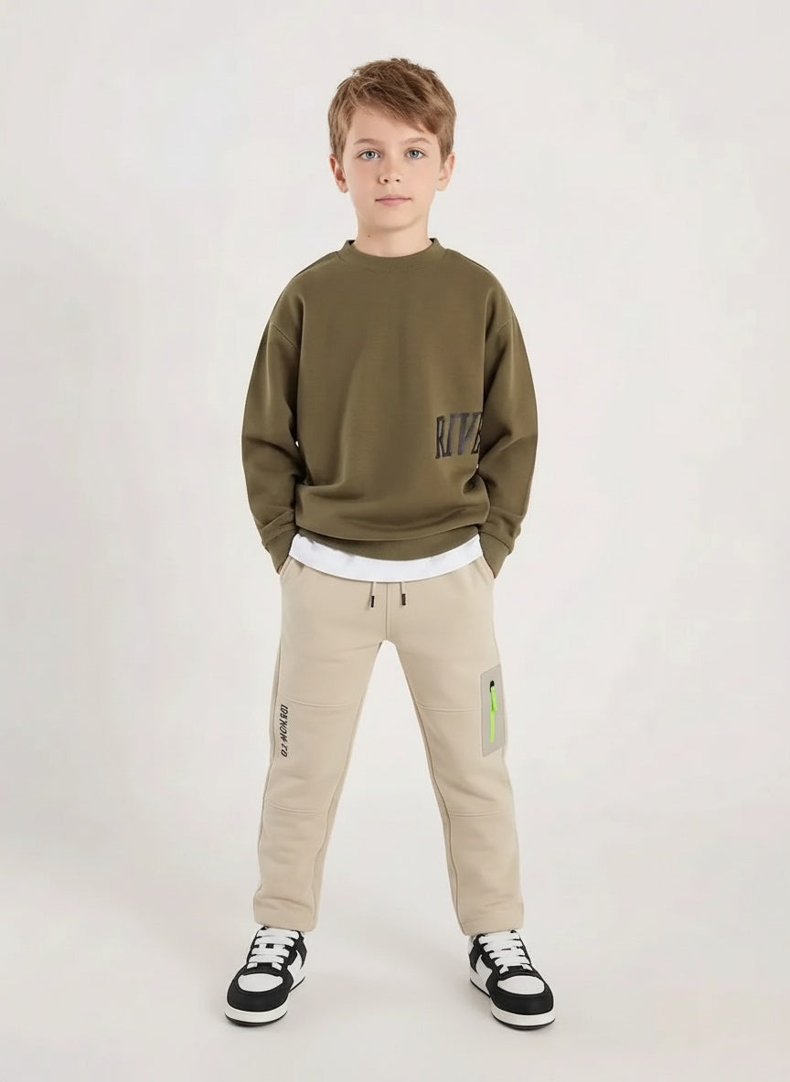 Boy Solid TrackPants