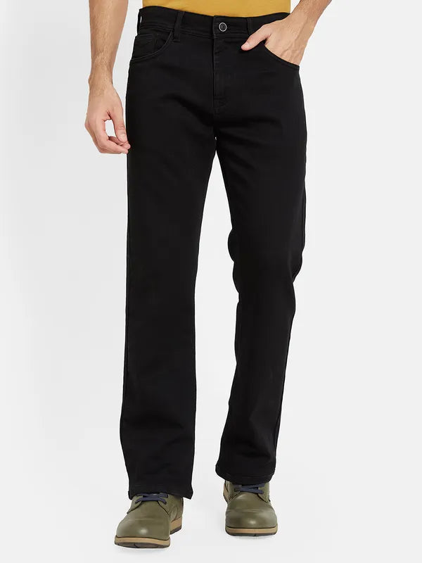 Octave Men Black Stretchable Jeans