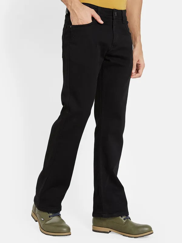 Octave Men Black Stretchable Jeans