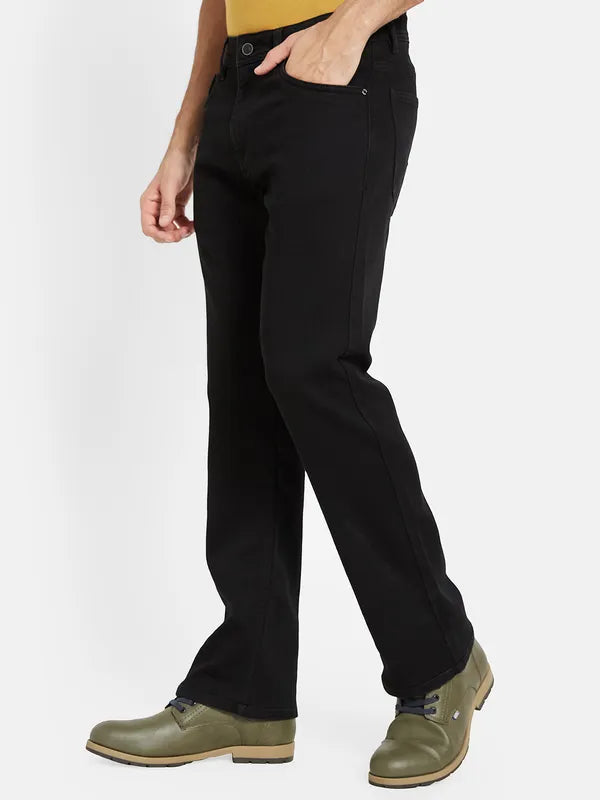 Octave Men Black Stretchable Jeans