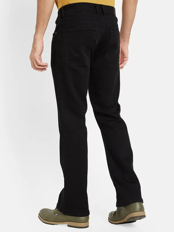 Octave Men Black Stretchable Jeans