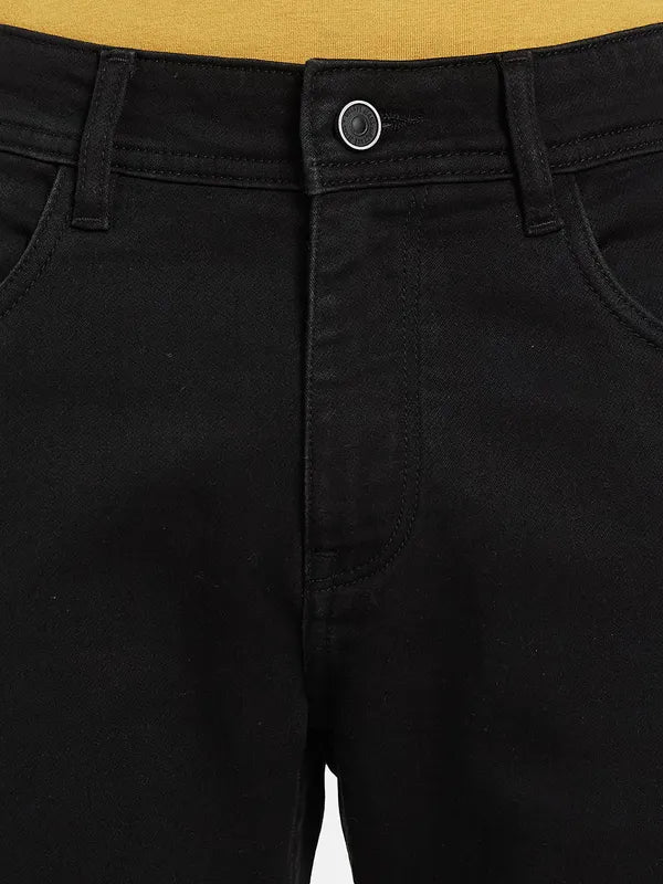 Octave Men Black Stretchable Jeans