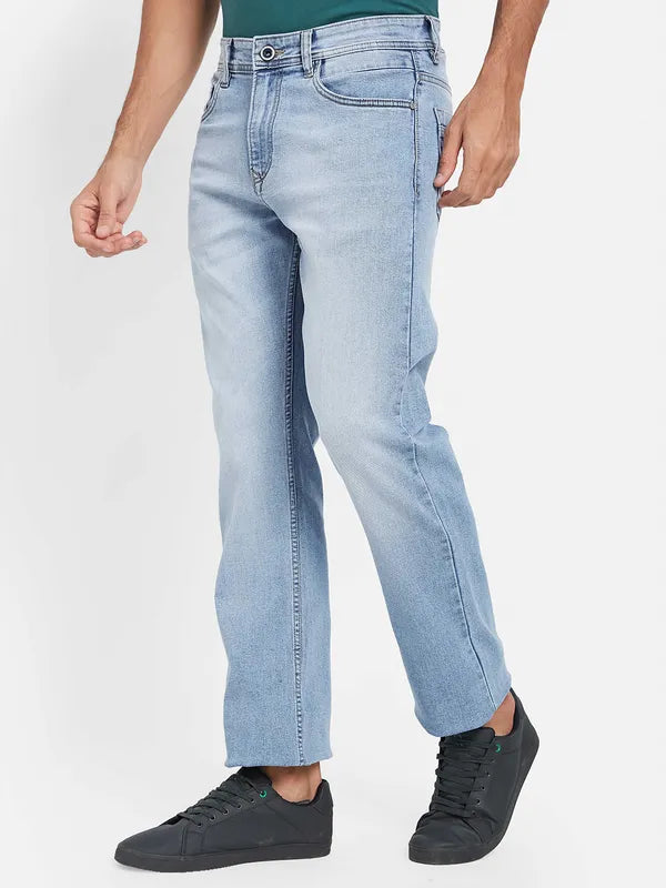 Octave Men Straight Fit Heavy Fade Comfort Jeans