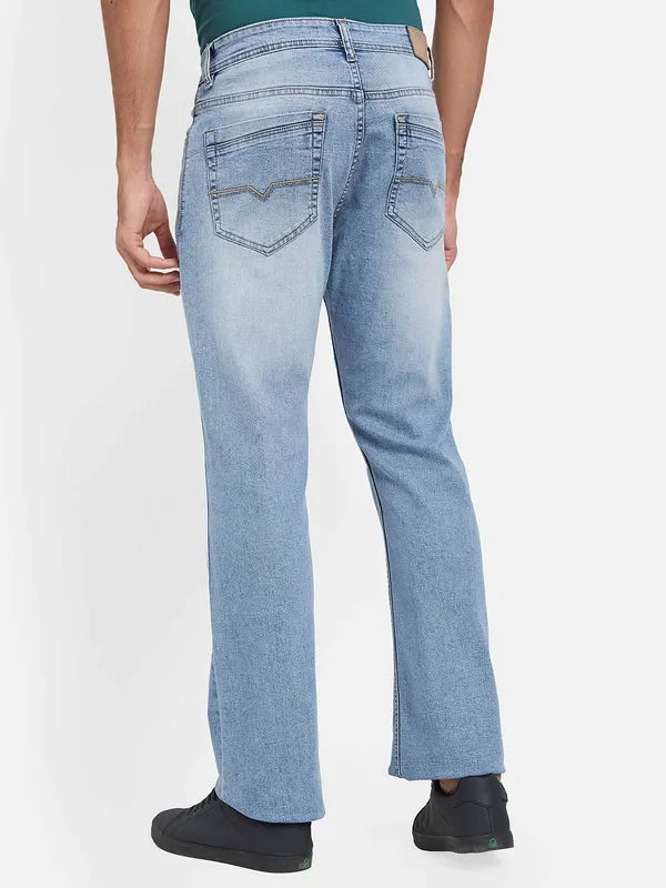 Octave Men Straight Fit Heavy Fade Comfort Jeans