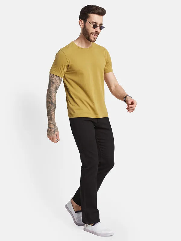 Octave Men Bootcut Clean Look Stretchable Jeans