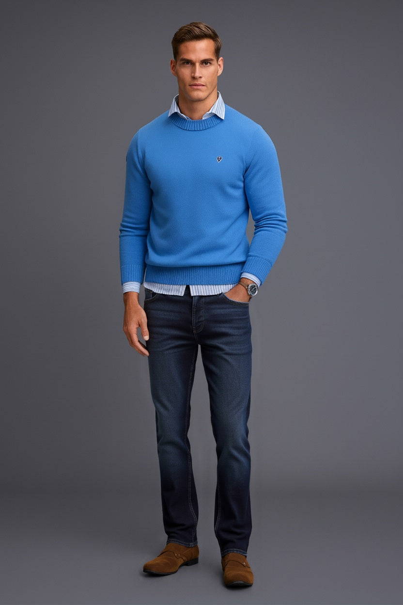 Men Bootcut Mid-Rise Light Fade Stretchable Jeans