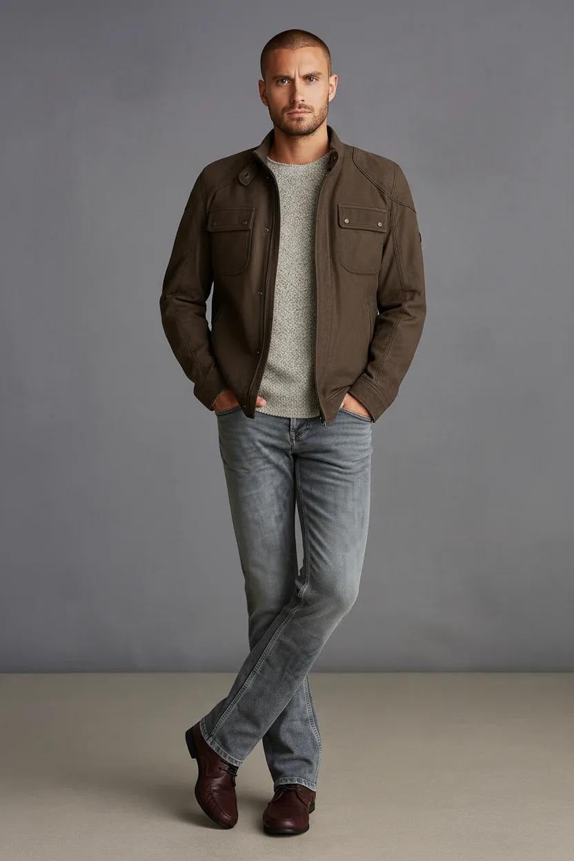 Men Bootcut Mid-Rise Light Fade Stretchable Jeans