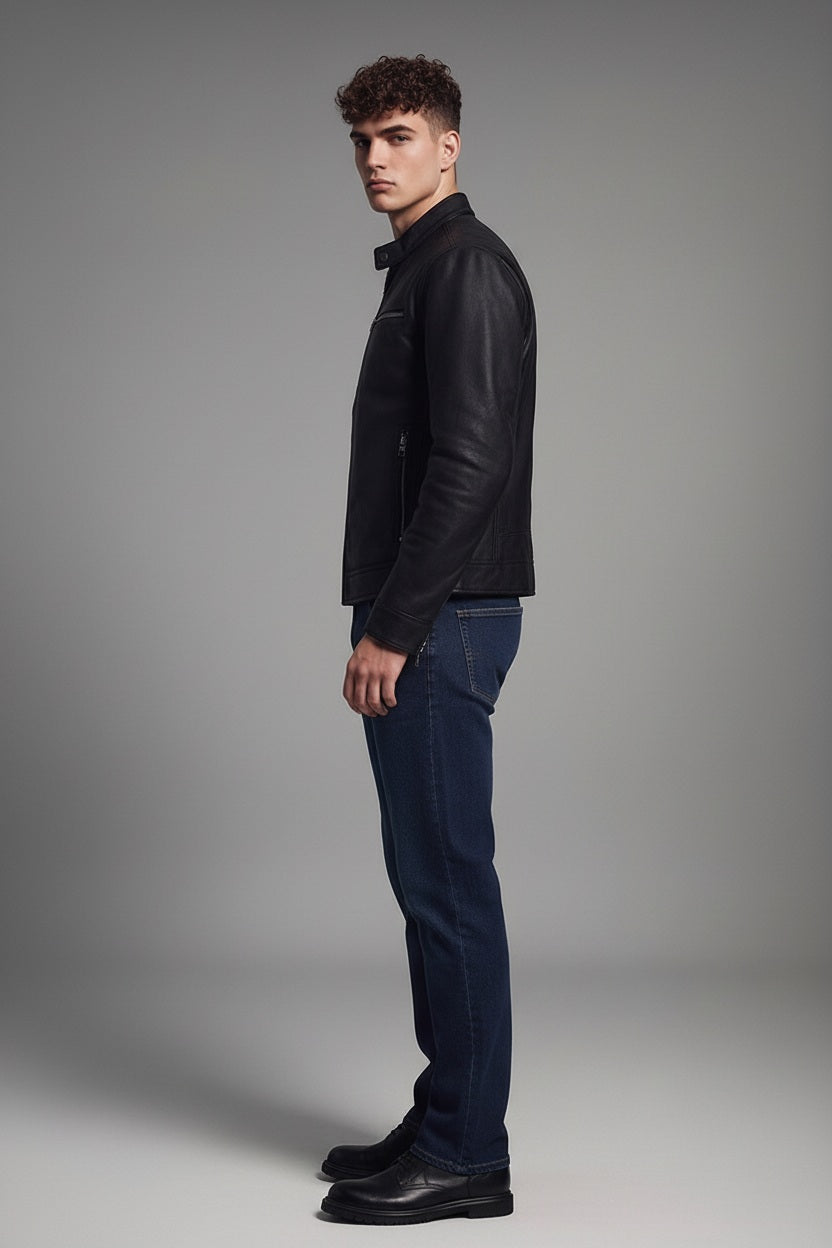 Men Bootcut Mid-Rise Stretchable Jeans