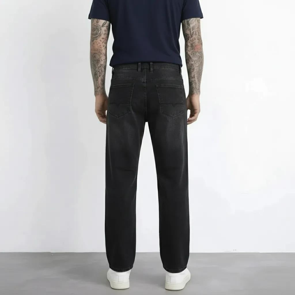 Octave Men Bootcut Mid-Rise Stretchable Jeans