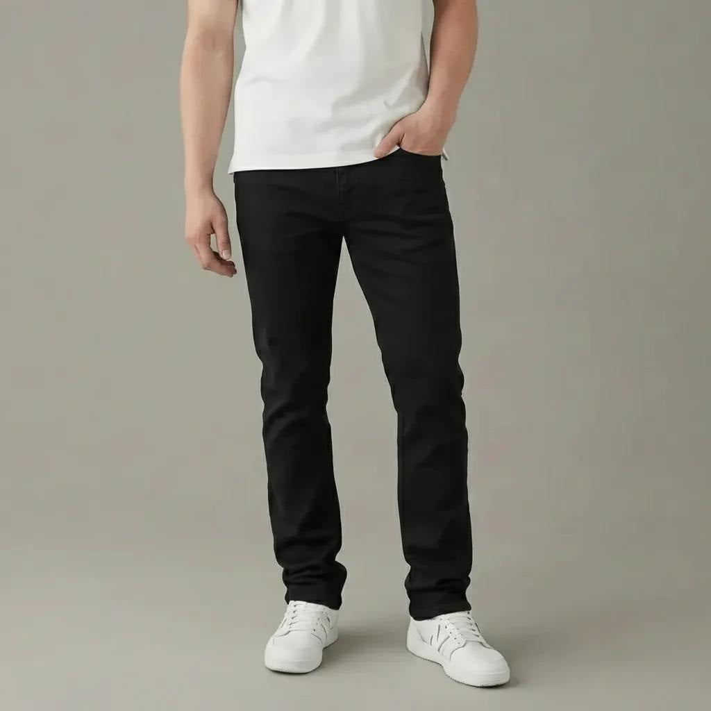 Men Bootcut Mid-Rise Stretchable Jeans