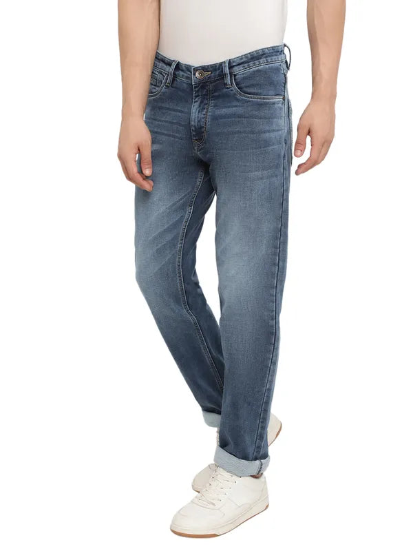 Octave Men Blue Light Fade Stretchable Jeans