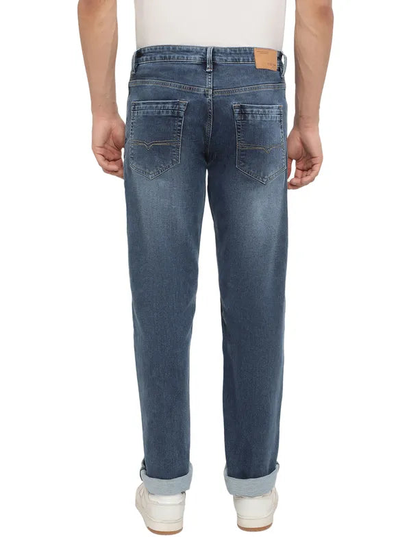 Octave Men Blue Light Fade Stretchable Jeans