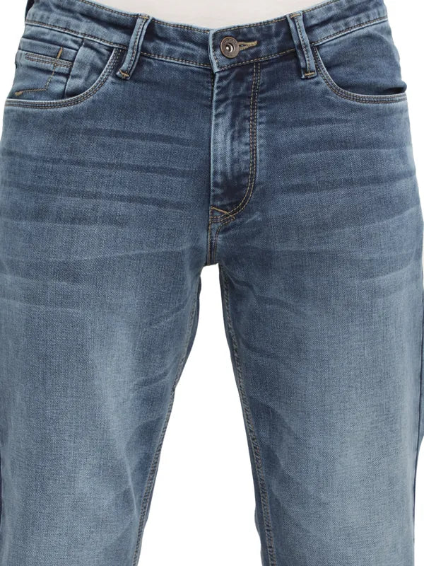 Octave Men Blue Light Fade Stretchable Jeans