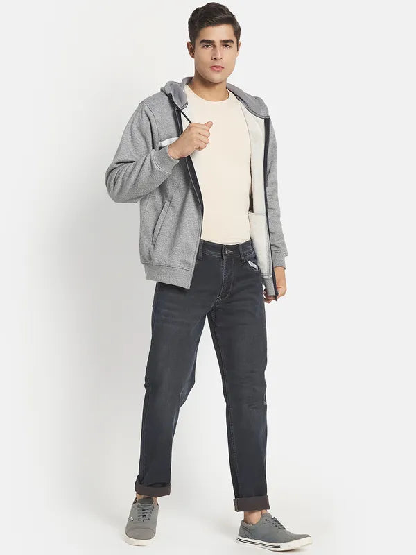 Men Grey Stretchable Jeans