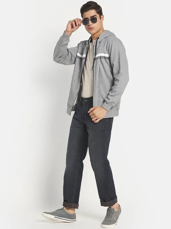 Men Grey Stretchable Jeans