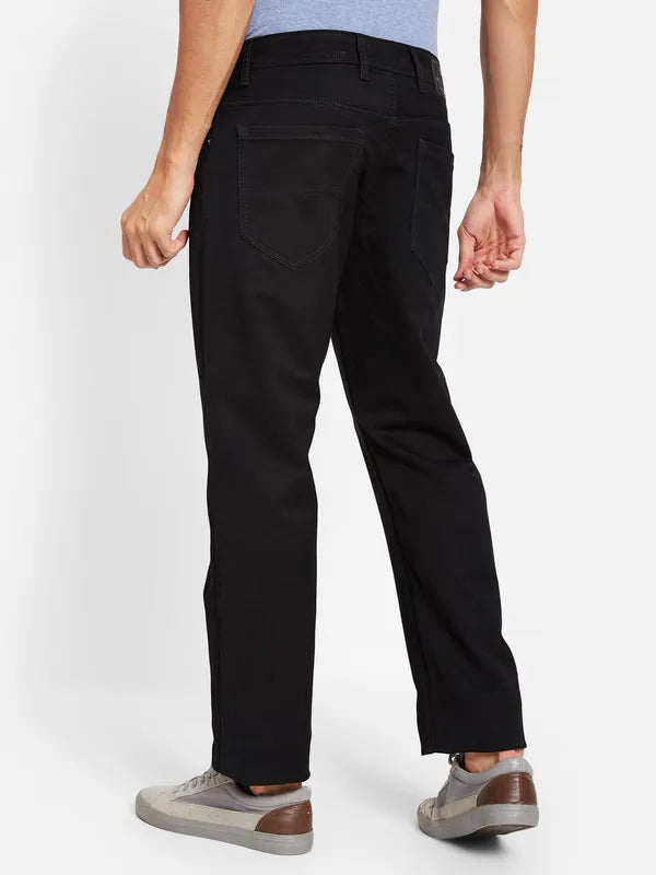 Octave Men Straight Fit Mid-Rise Cotton Jeans