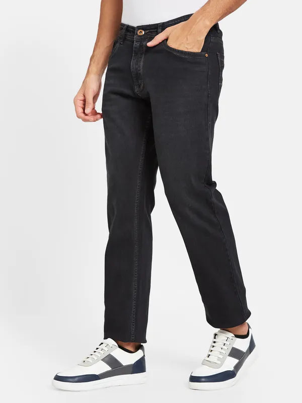 Octave Men Navy Blue Stretchable Jeans