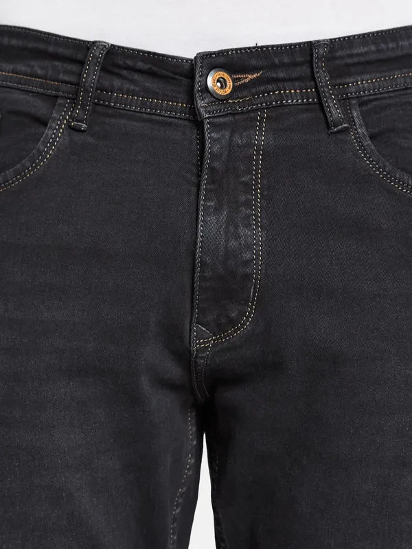 Octave Men Navy Blue Stretchable Jeans