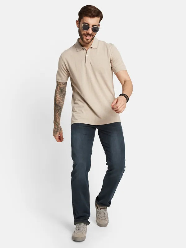 Octave Men Straight Fit Light Fade Stretchable Jeans