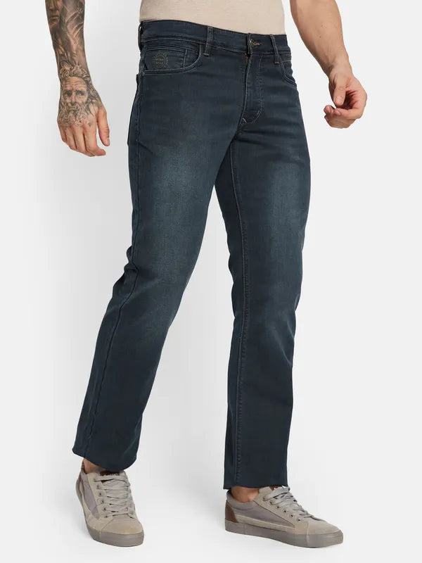 Octave Men Straight Fit Light Fade Stretchable Jeans