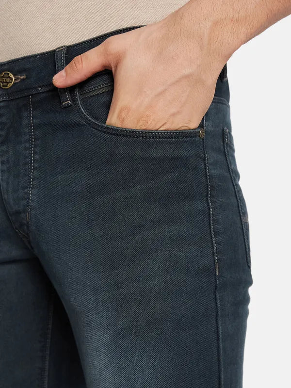 Octave Men Straight Fit Light Fade Stretchable Jeans