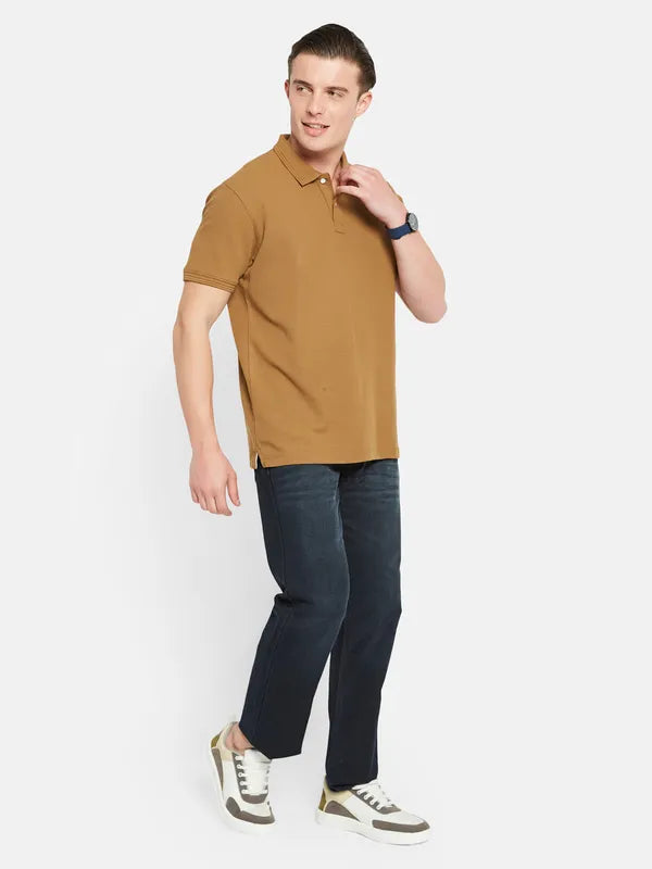 Octave Men Straight Fit Clean Look Heavy Fade Cotton Jeans