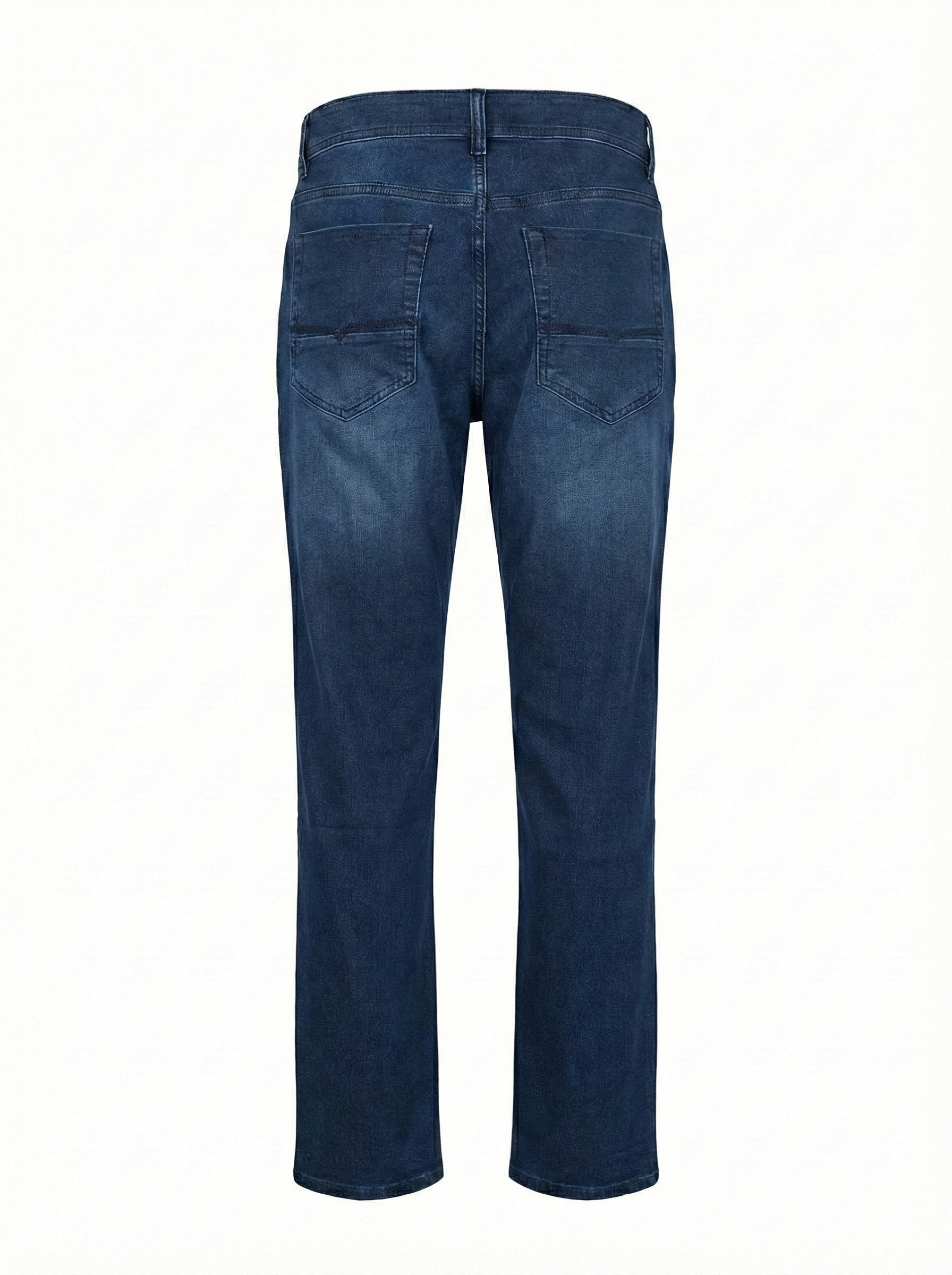 Men Straight Fit Mid-Rise Light Fade Stretchable Jeans