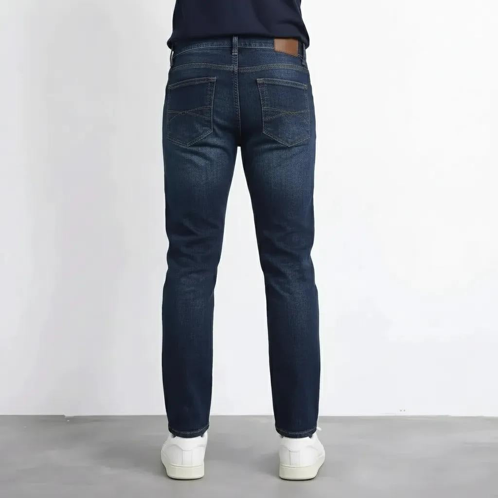 Octave Men Straight Fit Mid-Rise Stretchable Jeans