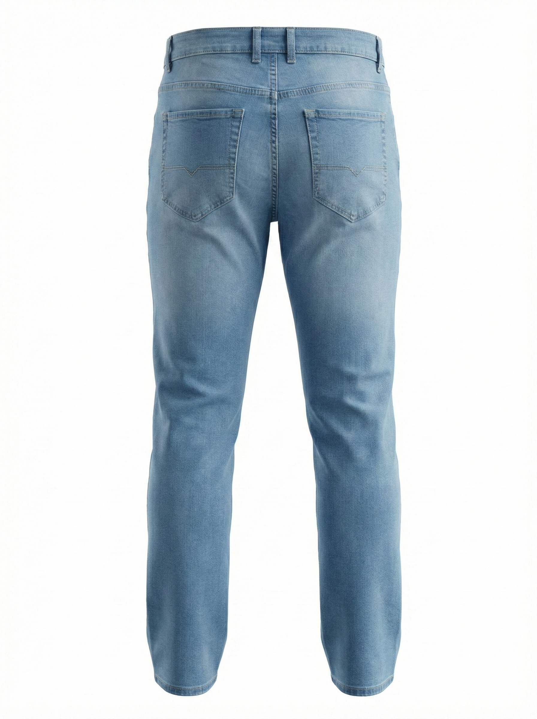 Men Straight Fit Mid-Rise Light Fade Stretchable Jeans