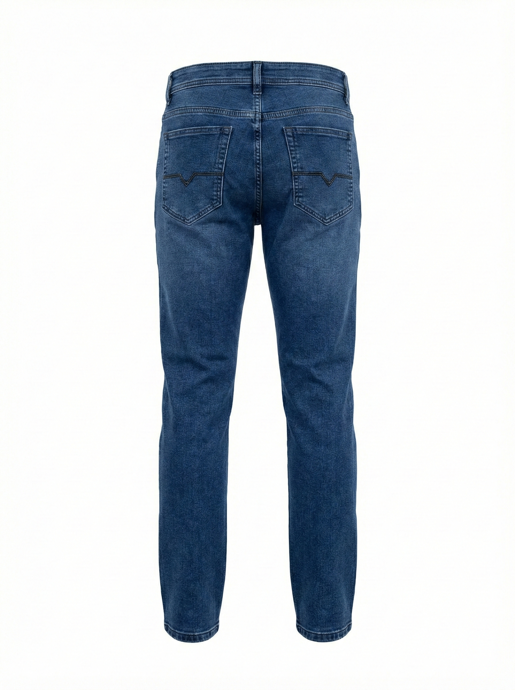 Men Straight Fit Mid-Rise Stretchable Jeans