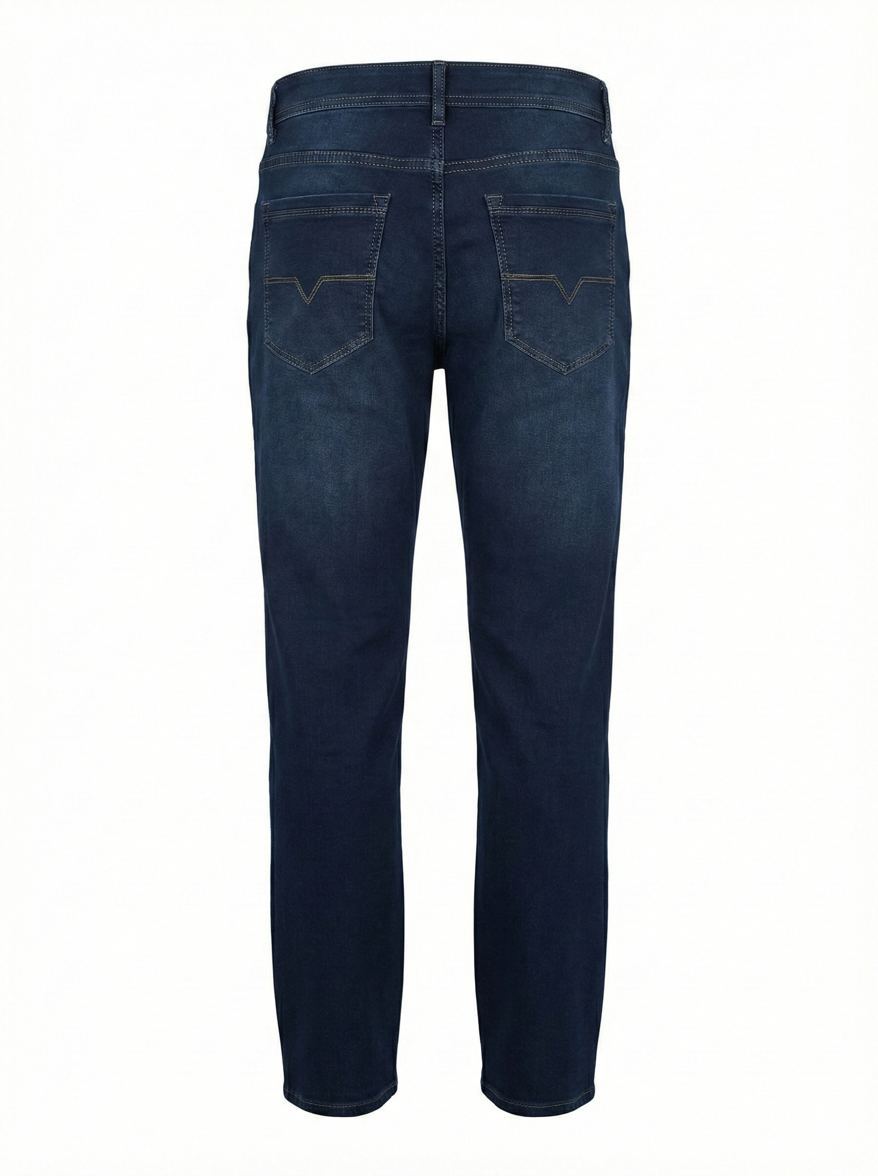 Men Straight Fit Mid-Rise Stretchable Jeans