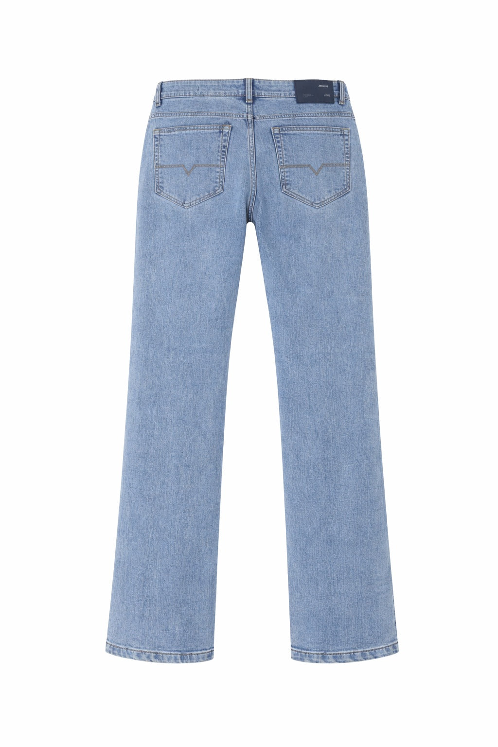 Men Straight Fit Mid-Rise Light Fade Stretchable Jeans