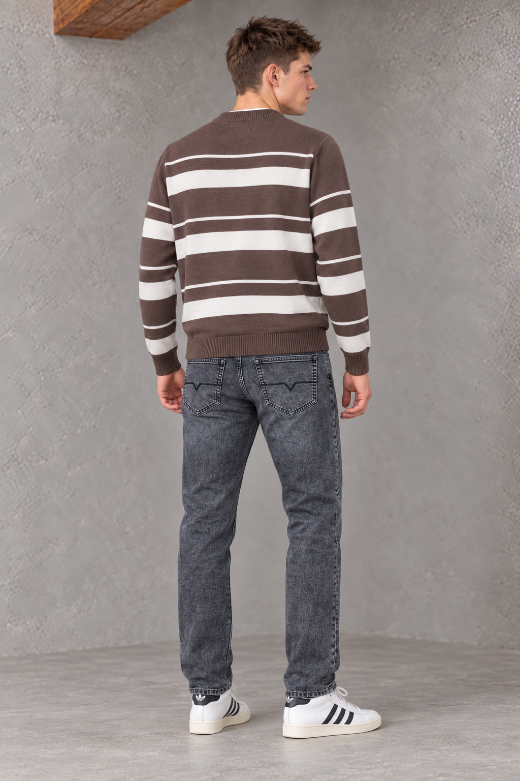 Men’s Slate Grey Straight Fit Denim Jeans