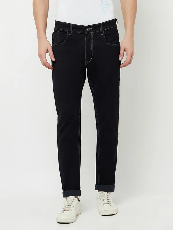 Octave Men Navy Blue Stretchable Jeans