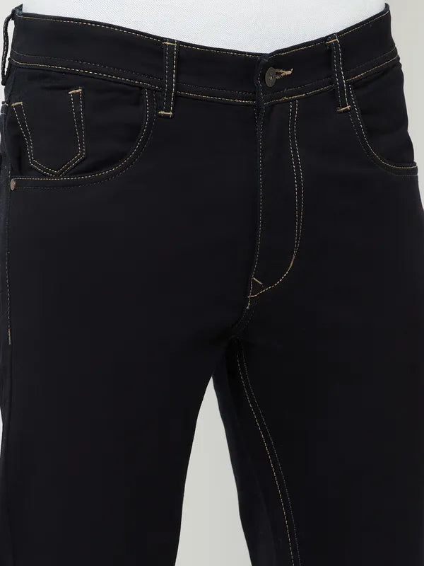 Octave Men Navy Blue Stretchable Jeans