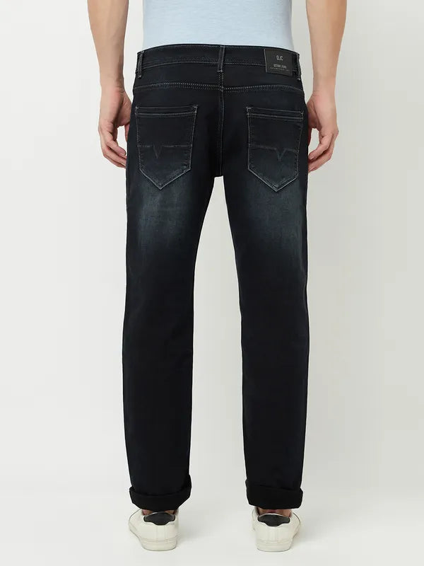 Octave Men Black Stretchable Jeans
