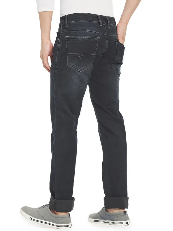 Octave Men Grey Light Fade Cotton Jeans