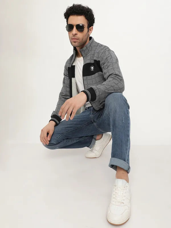 Octave Men Blue Low Distress Heavy Fade Stretchable Jeans