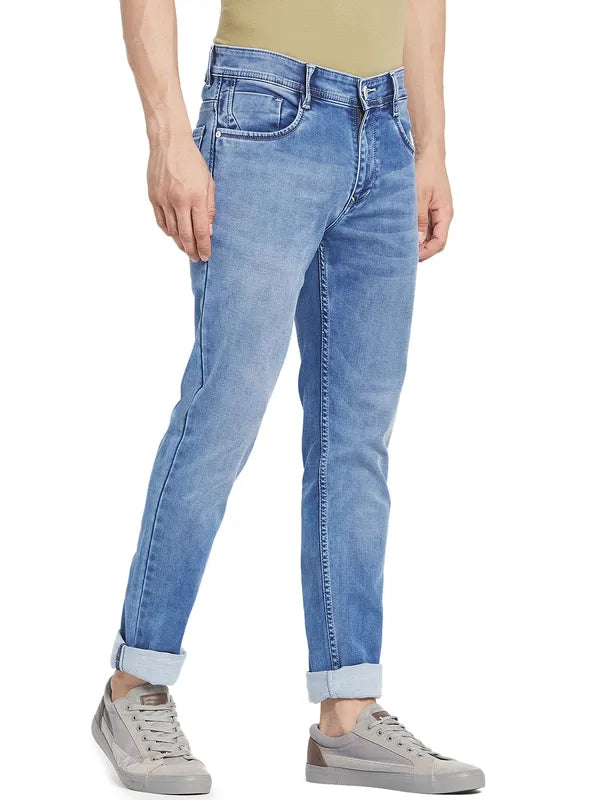 Octave Men Blue Heavy Fade Jeans