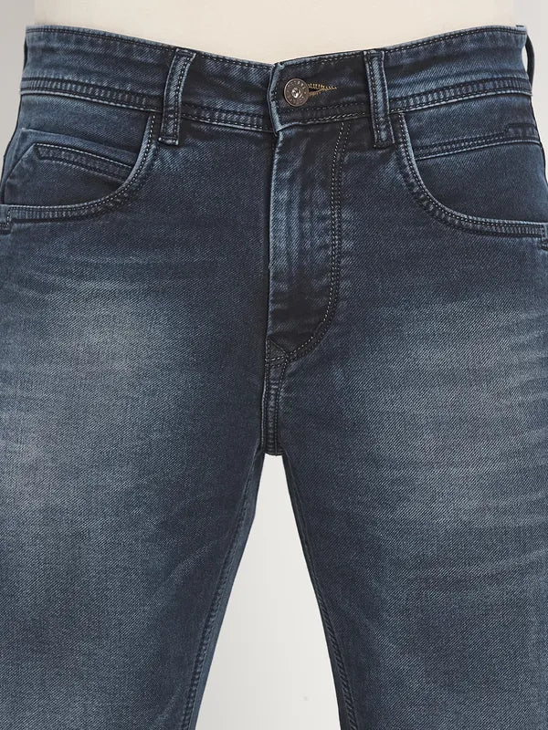 Men Grey Light Fade Stretchable Jeans