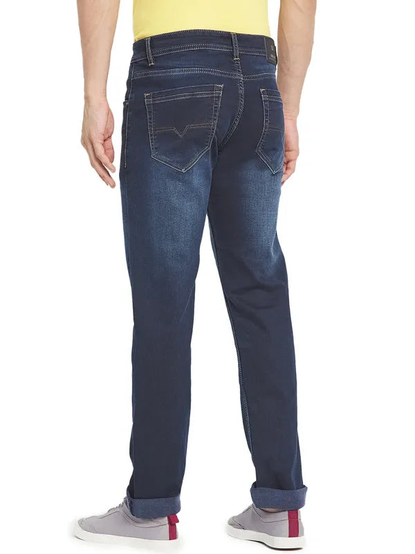 Octave Men Blue Light Fade Cotton Jeans