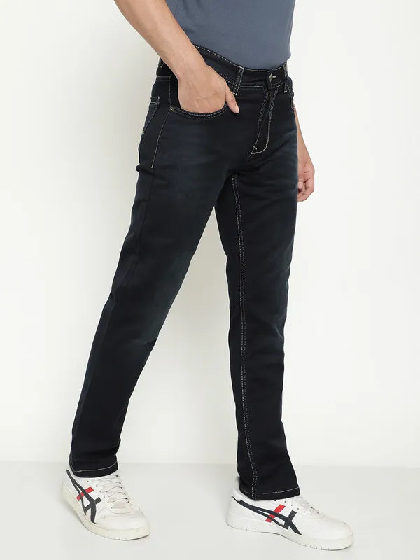 Octave Men Mid-Rise Dark Shade Stretchable Jeans