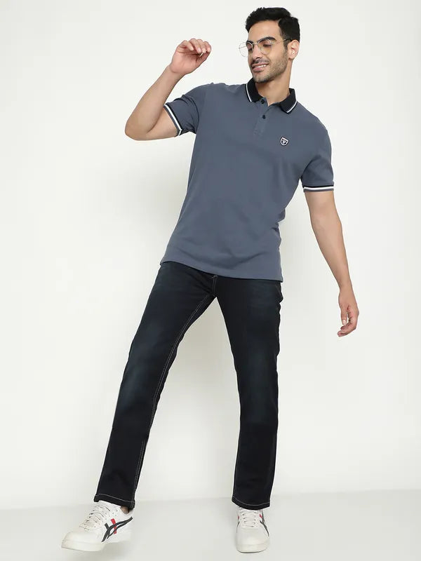 Octave Men Mid-Rise Dark Shade Stretchable Jeans