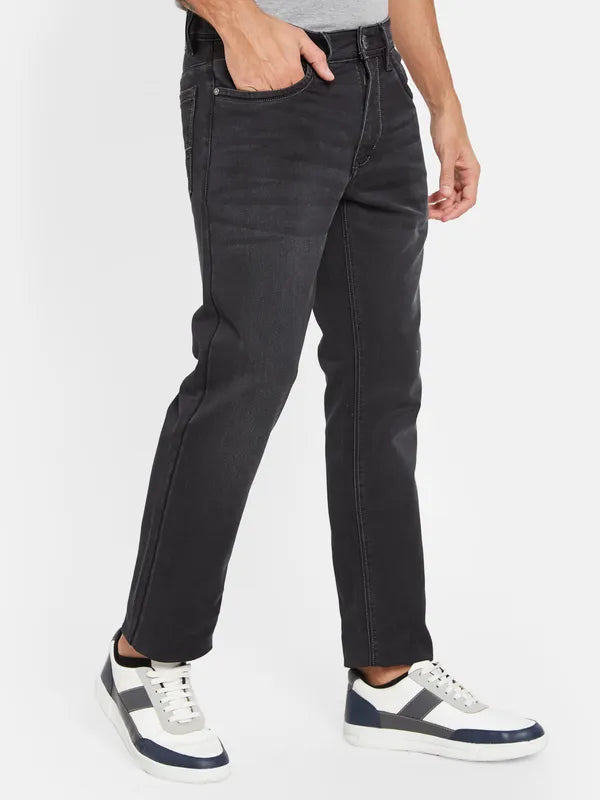 Octave Men Navy Blue Stretchable Jeans
