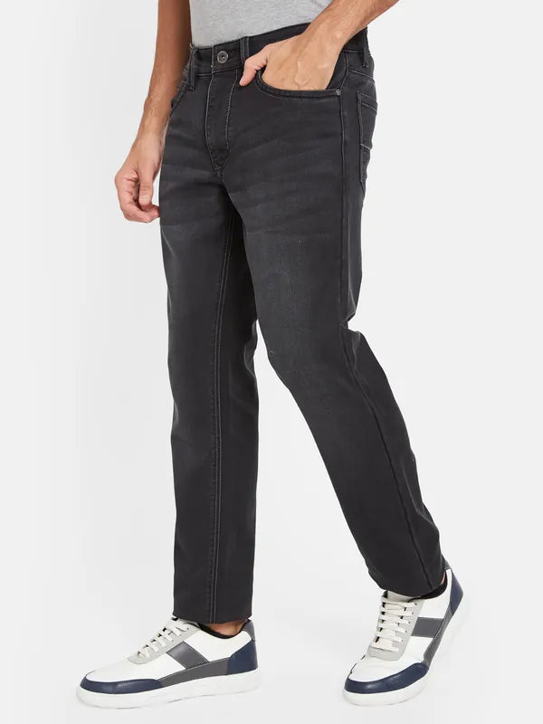 Octave Men Navy Blue Stretchable Jeans