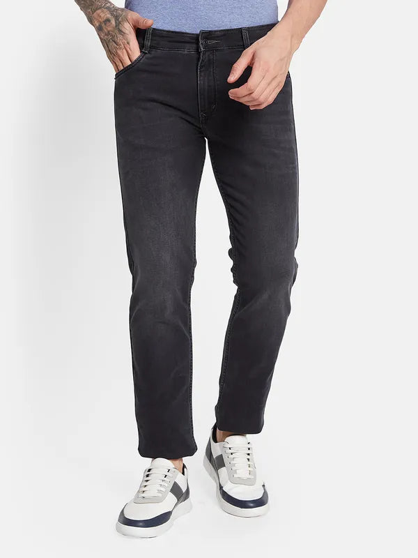 Octave Men Mid-Rise Light Fade Cotton Jeans