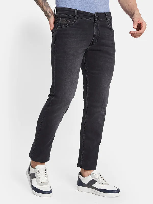 Octave Men Mid-Rise Light Fade Cotton Jeans