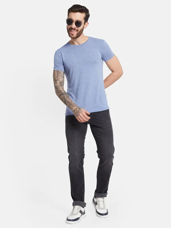 Octave Men Mid-Rise Light Fade Cotton Jeans